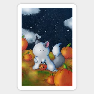 Ghost in the Pumpkins Sticker